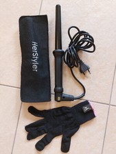 Herstyler Lockenstab mit Schutzhülle und Handschuh, neuwertig