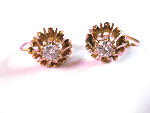 Antike ohrringe gold 585 - antike,