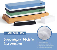 Schleifstein set 400/1000 3000/8000 Messerschärfer Abziehstein Wetzstein