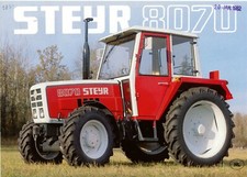 STEYR 8070 Schlepper Prospekt.