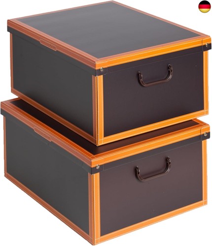 2er set aufbewahrungsboxen mit - aufbewahrungsboxen,