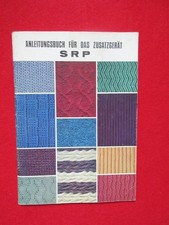 Bücher für die Strickmaschine Empisal-Knitmaster Model 326 + SRP