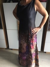 DRESSES UNLIMITED 38 Hochzeit,schwarz Seide Ballkleid Seidenkleid Abschlussball