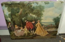 interessantes Ölbild Expressionismus