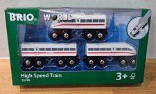 Brio World Eisenbahn Zug Schnellzug mit Sound 3 Teile 33748