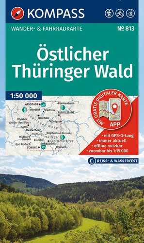 Kompass wanderkarte 813 - kompass,