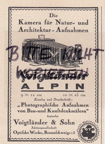 Braunschweig werbung 1926 - braunschweig,,