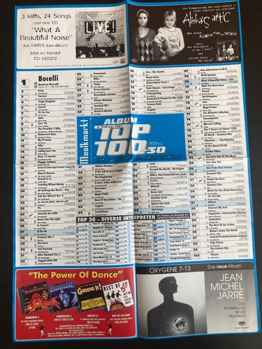 Musikmarkt charts plakat - musikmarkt,