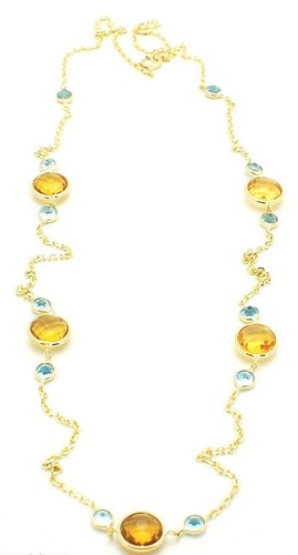14k gelbgold halskette - gelbgold,