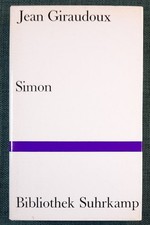 Simon Von Jean Giraudoux / Bibliothek Suhrkamp Band 73 / MÄNGELEXEMPLAR 
