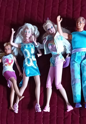 80er jahre barbie family - jahre,