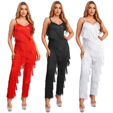 Damen Body 70er Jahre Jumpsuit
