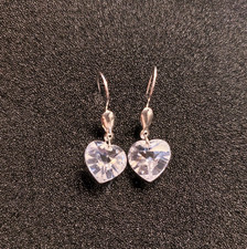 Herz Ohrhänger Cubic Zirkonia