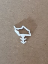 5m Zimmertürdichtung Elastomer Weiß, Holztür Zargendichtung