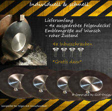 Felgendeckel auf Wunsch passt bei OZ Turbo Futura MAE Keskin KT1 Remotec flach