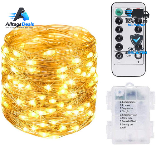 Led lichterkette kupferdraht - lichterkette,