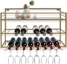 Wein Flaschenregal Halter Ständer Regal Wein  Schrank Weinglas Becher für Bar