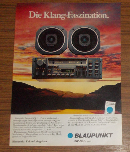 Seltene werbung blaupunkt - werbung,