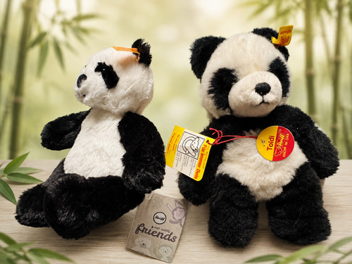 Steiff panda toldi 6251 - toldi, 6251/22