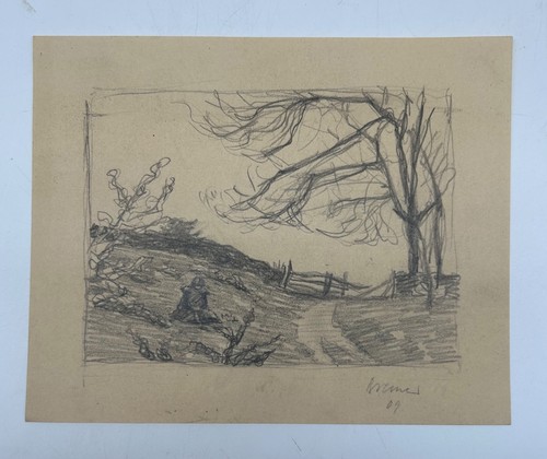 Zeichnung 1909 impressionist - 1909,