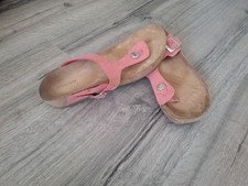 top neuw. koralle Graceland Zehentrenner Gr. 38 Miss Fußbett  Kork coral apricot