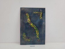 Wanddeko Platte Emaille Kupfer