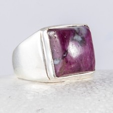 a Silber Ring, Siegel, Groß