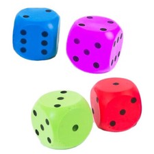 Soft Würfel 15x15 cm Schaumstoffwürfel Lila Blau Grün Rot XL Würfel Outdoor NEU