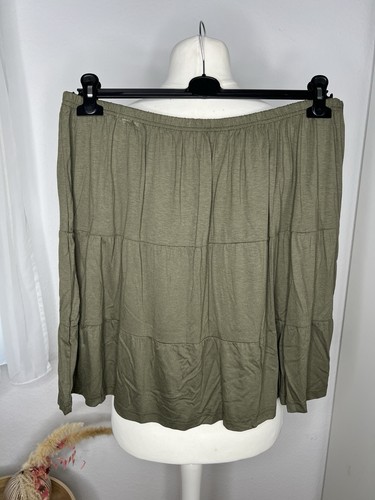 Khaki volantrock stufenrock - /,