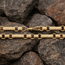 Flach gemusterte Erbskette 18