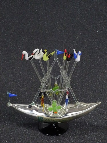 Lauscha schiff mit bowle - lauscha,