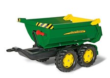 Rolly Toys Anhänger Trettraktor, Kipper John Deere, Alter 3-10 Jahre, 4 Reifen