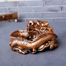 Gold Drachen Aschenbecher Kreativ Harz Zigarette Ash Behälter Rauchen Dekor