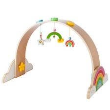 howa Spielbogen Baby Gym Spieltrapez aus Holz "my rainbow" 6011 B-Ware