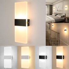 1-6PK Modern LED Wall Light Up