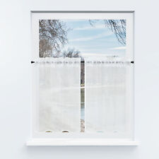 2Stück Bistrogardine Voile