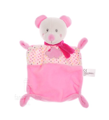 Nicotoy schmusetuch maus rosa - schmusetuch,