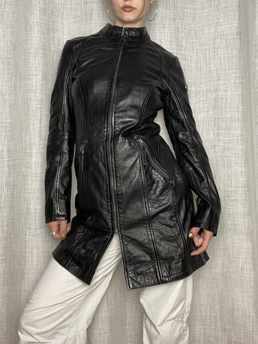 Gipsy damen ledermantel lang - gipsy,