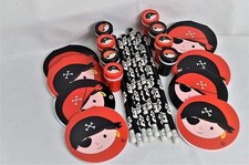 Sonderposten 3 x 24 Teile Pirat Set, Notizblock, Bleistift, Stempel, Mitgebsel