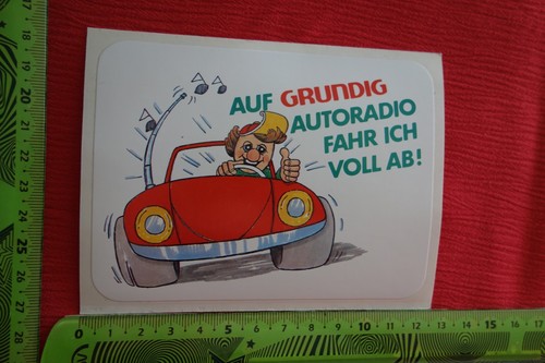 Alter aufkleber radio - alter,