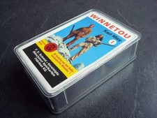 Quartett „Winnetou I“ F.X. Schmid, komplett in seltener Hoch-Box, Topzustand!