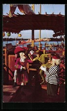 Peter Pan und Captain Hook im Duell, Ansichtskarte 