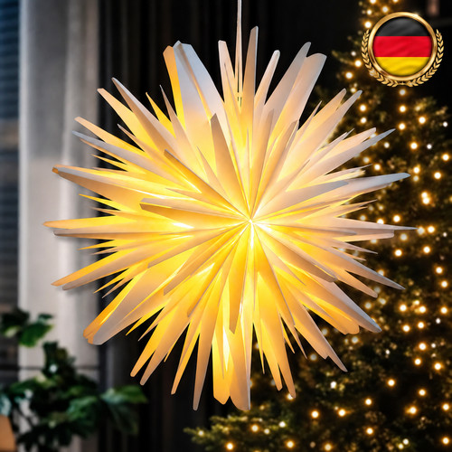 Leuchtstern weihnachtsstern - 3d,