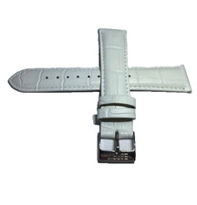 Uhrenarmband Weiß Kroko Optik Dornschließe  Leder Esprit 21 mm801852110+WKO