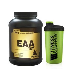 (53,90 EUR/kg) Peak EAA TST 500g Amino Pulver Geschmack wählbar + Shaker