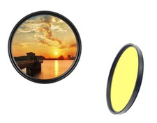 dHD DIGITAL Marken 58mm Farbfilter gelb Full Filter Markenfilter 58 mm 