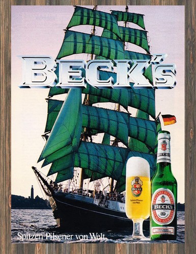 Beck bier reklame - beck's,