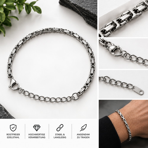 Königskette armband 6 8 - armband, 4,5,6,8
