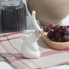 Porzellan-Elefant-Statuen-Ring