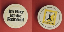 Becker Im Bier ist die